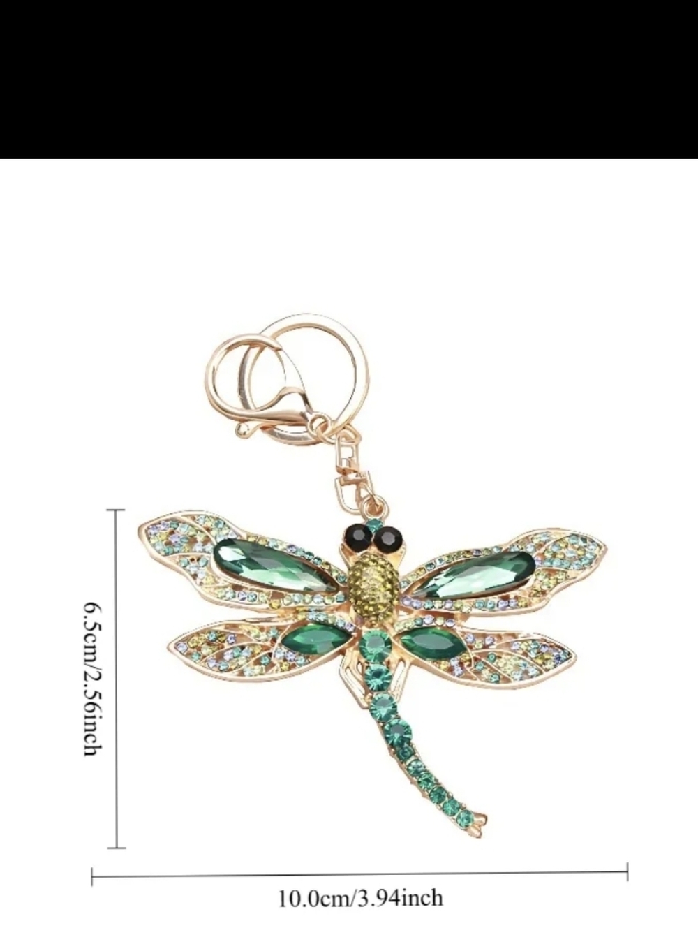 Large Beautiful Dragonfly Bag Charm/ Keychain NEW - Picture 6 of 14